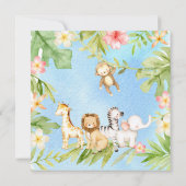 Oh Baby Jungle Baby shower Invitation (Dos)
