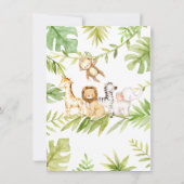 Oh Baby Jungle Baby shower Invitation (Dos)