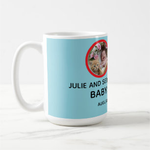 Oh Baby Kat Afbeelding Baby Shower Blauw Koffiemok
