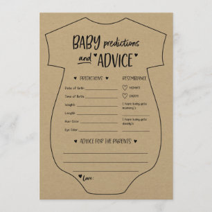 Oh Baby Kraft Prédictions et carte de conseil