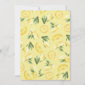 Oh Baby Lemon Baby shower Invitation (Dos)