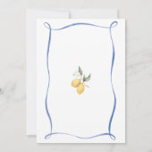 Oh baby lemon  Baby Shower Invitation (Dos)