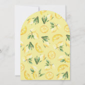 Oh Baby Lemon Citrus Baby shower Invitation (Dos)