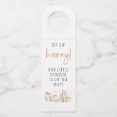 Oh Baby Meisje Bottle Hanger Labels (Voorkant)