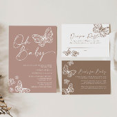 Oh Baby Minimalist Baby shower Invitation