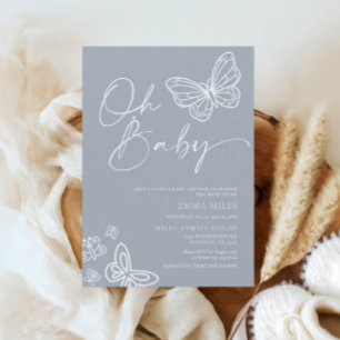 Oh Baby Neutral Baby shower Invitation