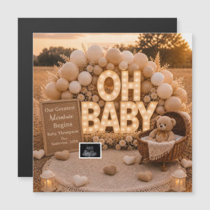 Oh Baby Neutrale zwangerschapsaankondiging aandenk