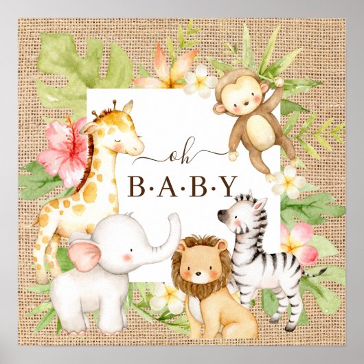 Oh Baby Oerwoud Poster (Voorkant)