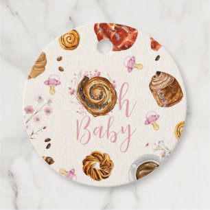 Oh Baby Pastries + Pacifiers Meisje Baby shower Bedankjes Labels