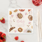 Oh Baby Pastries + Pacifiers Meisje Baby shower Servet (Insitu)