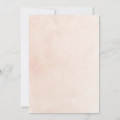 Oh Baby Peach Floral Baby shower Invitation (Dos)