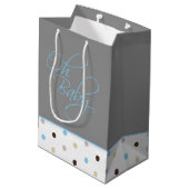 Oh Baby Posh Baby Boy Medium Cadeauzakje (Achterkant Gekanteld)
