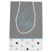 Oh Baby Posh Baby Boy Medium Cadeauzakje (Achterkant)