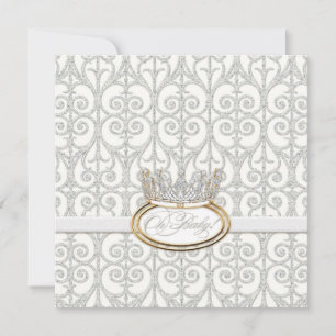 Oh Baby, Princesse Crown Girl Douche Invitation