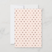 Oh Baby Rose Gold Baby shower Invitation (Dos)