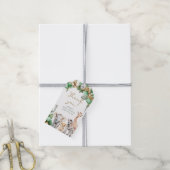 Oh Baby Safari Animal Oerwoud Green Baby shower Cadeaulabel (Met Touw)