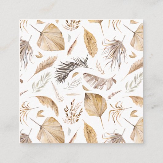 Oh Baby Safari Animals Boho Baby shower book Informatiekaartje (Achterkant)