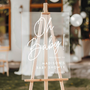 Oh Baby Script Baby shower Bienvenue