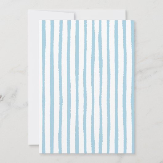 Oh Baby Script Olifant in Heet Luchtballon Douche Kaart (Achterkant)