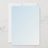 OH BABY SHOWER BÉBÉ INVITATION POUR LES GARÇONS (Dos)