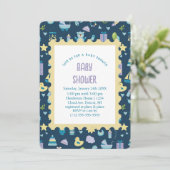 Oh Baby shower Invitation (Debout devant)