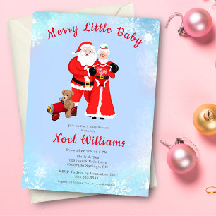 Oh Baby Sinterklaas & Mevrouw Claus Baby Shower Kaart