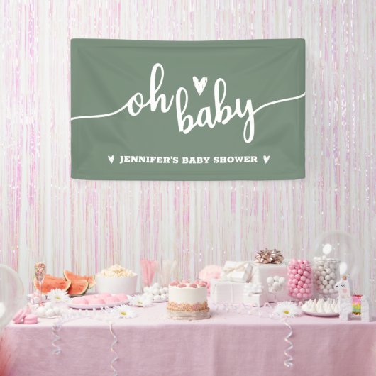 Oh baby spandoek (Feest)