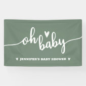Oh baby spandoek (Horizontaal)