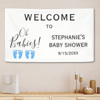 Oh Baby Twin Boys 'Baby shower Welkom