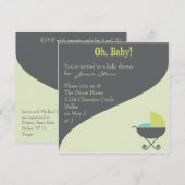 Oh Baby! Vrachtreeks - Uitnodigingen (Voorkant / Achterkant)