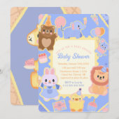 Oh Baby Wild Delight Invitation (Devant / Derrière)