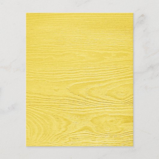 Oh, Baby YELLOW WOOD TEXTURE SJABLOON ACHTERGRONDE Flyer (Voorkant)
