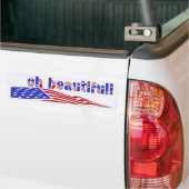 OH BEAUTIFUL! Bumpersticker (Op Truck)