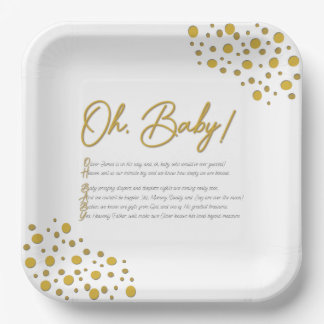 Oh Bébé ASSIETTES EN CARTON
