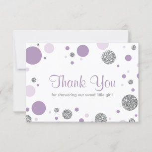 Oh bébé, carte de remerciements, parties