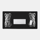 Oh Bébé Gros Chat Cub Gris (Clavier et souris)