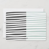 Oh bébé jumeau baby shower invitation (Dos)