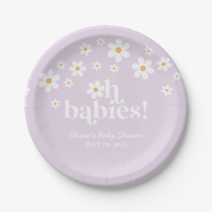 Oh Bébés ! Assiettes en papier Fête Prénatale Bébé