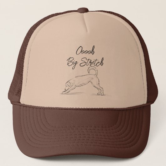 Oh Big Stretch Trucker Hat Trucker Pet (Voorkant)
