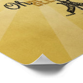 Oh bijen hebben  vogelkooi en kroonPoster Poster (Hoek)