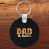 Oh Biscuits Funny Jokes Sarcastic Quote Dad Funny  Sleutelhanger (Voorkant)