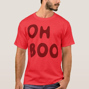 Oh Boe in het bloed rood T-shirt