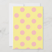 Oh bonjour là Cutie Pie Invitation numérique  (Dos)