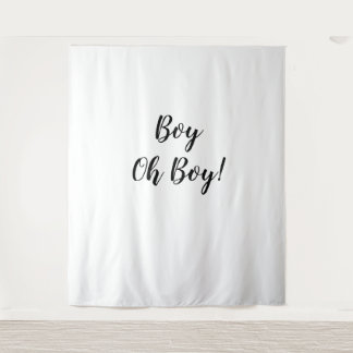 Oh Boy Achtergrond Oh Boy Banner Tapestry Wandkleed