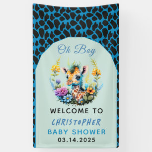 Oh boy! Baby Giraffe Baby shower Spandoek
