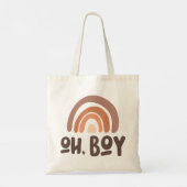 Oh Boy Baby Rainbow Tote Bag (Achterkant)