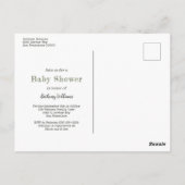 Oh Boy Baby shower Green Camo Invitation (Dos)