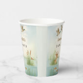 Oh boy! Baby shower van Woodland Papieren Bekers (Rechts)