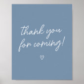 Oh Boy Boho Minimalist Bedankt voor uw komst Poster (Voorkant)