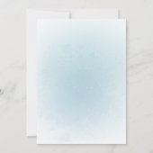 Oh Boy Elephant Blue Balloon Boy Baby shower Kaart (Achterkant)